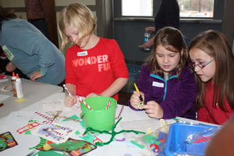 children crafting